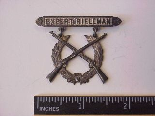 Pre - 1915 U.  S.  Army Expert Rifleman Badge (multi Piece Construction)