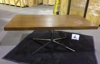 Authentic Florence Knoll Executive Partners Desk 78 " X 38 "