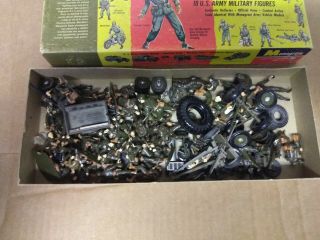 Old 1950 ' s Monogram Fabulous GI ' S Army Military Figure Toys Hobby Kit plus box 6