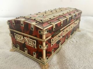 Antique Indian Jewel Box - Probably Anglo - Indian 1890.