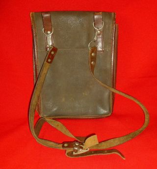 1954 Russian Soviet Army Sergeant Map Case Documents Pouch,  Strap USSR Dated 2