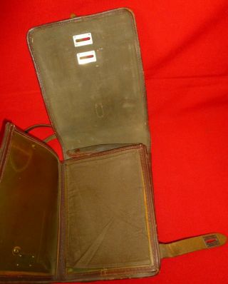 1954 Russian Soviet Army Sergeant Map Case Documents Pouch,  Strap USSR Dated 6