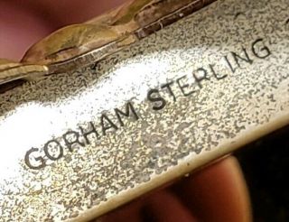 Vintage Gorham Sterling Silver Swiss Cyma Mechanical Wind - Up Alarm Clock 5