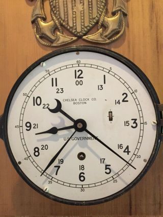 Chelsea Clock CO Boston U.  S.  Goverment Great army navy 3