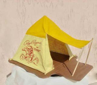 Vintage Roy Rogers Miniature Tent Salesman Sample Fantastic