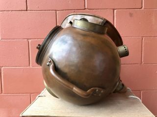 Vintage Maritime Russian 3 Bolt Deep Sea Diving Helmet Authentic 6