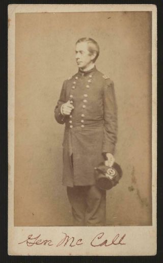 Civil War Cdv Union General George Mccall V Corps
