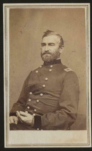 Civil War Cdv Union General Gershom Mott Of Jersey