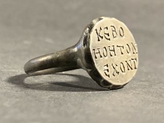 Very Rare Ancient Roman Silver Legionary Ring 