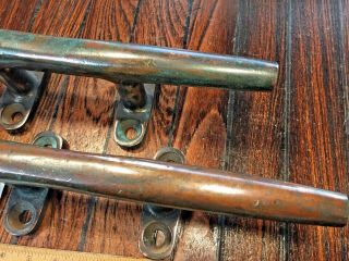 LARGE VINTAGE CAST BRONZE HERRESHOFF CLEATS 15 