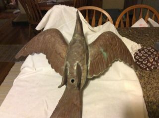 Vintage Copper Eagle Weather Vane Part Americana 6