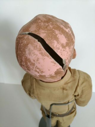 Antique Doughboy Soldier Composition Doll Toy WWI Vintage Dough Boy World War I 10