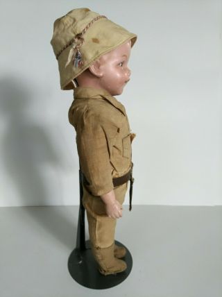 Antique Doughboy Soldier Composition Doll Toy WWI Vintage Dough Boy World War I 2