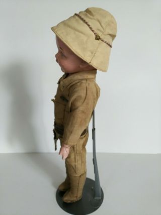 Antique Doughboy Soldier Composition Doll Toy WWI Vintage Dough Boy World War I 4