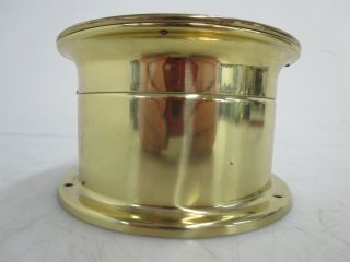 Vintage Airguide Ships Bell Clock Brass 5 Inch Face 6