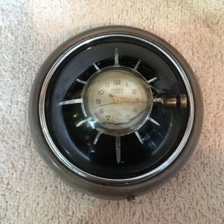 Vintage Rare Anker Wind - Up Vw Oval Bug Steering Wheel Clock Made In Germany