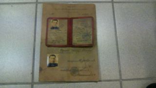 Rkka 1944 Ussr Soviet Smerh Nkvd Kgb Document Id Card,  Paper Id Far East Major,