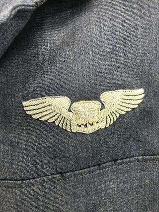 Vintage US Air Force Pilots Dress Uniform - Bullion Wings 2