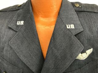 Vintage US Air Force Pilots Dress Uniform - Bullion Wings 3