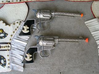 Vintage Hopalong Cassidy cap guns & Holster. 6