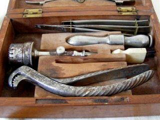 Antique Medical Trepanning Set,  Boxed C1890