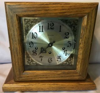 Ansonia - Ezee Set - Model 340 - Westminster Chime Wooden Mantel Clock
