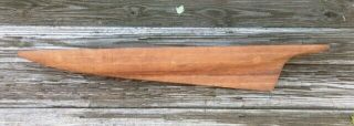Antique Wooden Pond Yacht Boat 33 Inches Long Primitive Folk Art And Cool