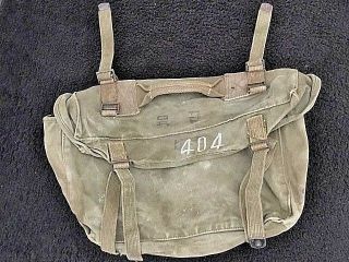 Ww2 Us Army Combat Upper Field Backpack Cargo W/waterproof Liner.  M1945.  Complete