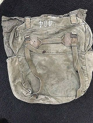 WW2 US Army Combat Upper Field Backpack Cargo w/Waterproof Liner.  M1945.  Complete 3