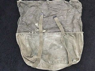 WW2 US Army Combat Upper Field Backpack Cargo w/Waterproof Liner.  M1945.  Complete 4