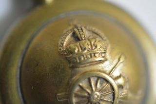 Antique Royal Engineers Trench Brass Petrol Lighter HONI SOIT QUI MAL WW 3