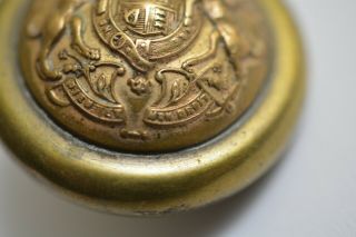 Antique Royal Engineers Trench Brass Petrol Lighter HONI SOIT QUI MAL WW 8