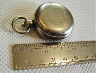 ANTIQUE POCKET THERMOMETER / COMPASS 8