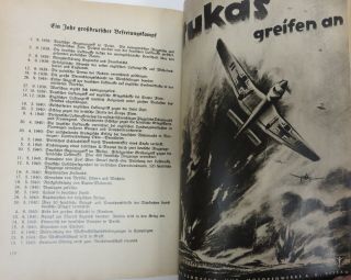 WW2 Vintage GERMAN LUFTWAFFE AIR FORCE BOOK Adler Jahrbuch 1941 9