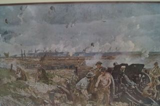 WW1 Canadian CEF Vimy Ridge Framed Painting Print 3
