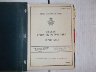 Rcaf Beechcraft Expeditor 3 Aircraft Operating Instructions