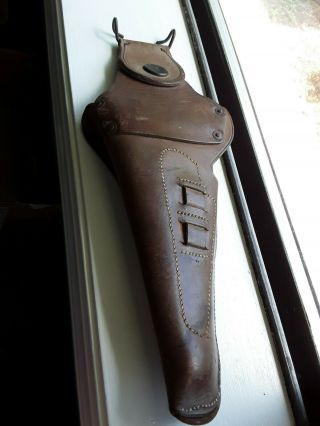 Pre WW1 ' 1912 ' 1911A CAVALRY HOLSTER Rock Island Arsenal - Dated 1915 3