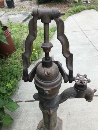 Unusual Antique Hand Water Pump Novelty 130 Hess Snyder Co.