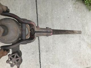 Unusual Antique Hand water Pump Novelty 130 Hess Snyder Co. 6
