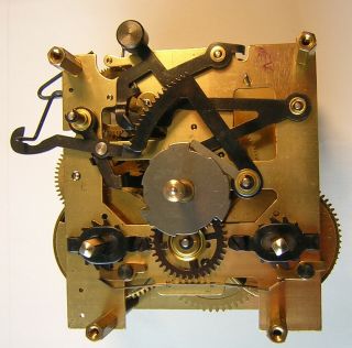 Schatz Royal Mariner Ships Bell Clock Movement,  Old Stock,  4 Jewels