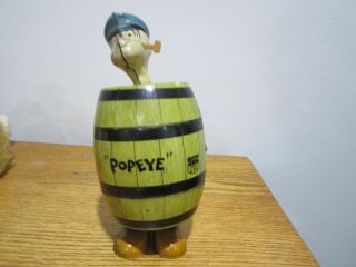 J Chein Wind - Up Tin Toy Popeye In The Barrel