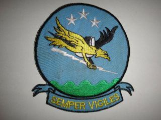 Usaf 965th Aew&c Airborne Early Warning & Control Squadron Semper Vigiles Patch