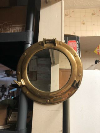 Porthole 12 Inch Porthole Brass Porthole Mirror That Opens
