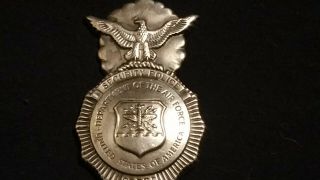 vintage air force badge numbered obsolete 3