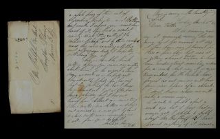 1st Jersey Artillery Civil War Letter - Catching Rebel Traitors In Virginia