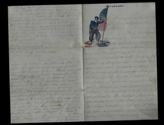 32nd York Infantry Civil War Letter - " On The Eve Of Another Battle " Content
