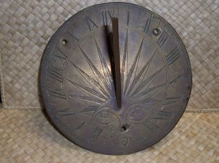 Remarkable 18th Century Sundial Found In The Williamsburg Va.  Area And From A V