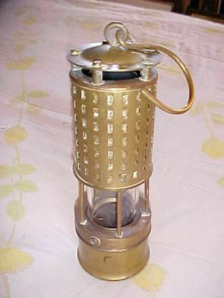 Antique Brass Miner ' s Lamp Koehler MFG Co Collectible Mining Old Marine Maritime 2