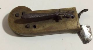 ANTIQUE CIVIL WAR ERA BLOOD LETTING TOOL SCARIFICATOR FLEAM LANCET 2