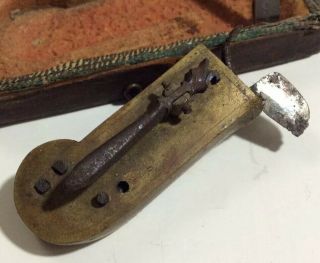 ANTIQUE CIVIL WAR ERA BLOOD LETTING TOOL SCARIFICATOR FLEAM LANCET 4